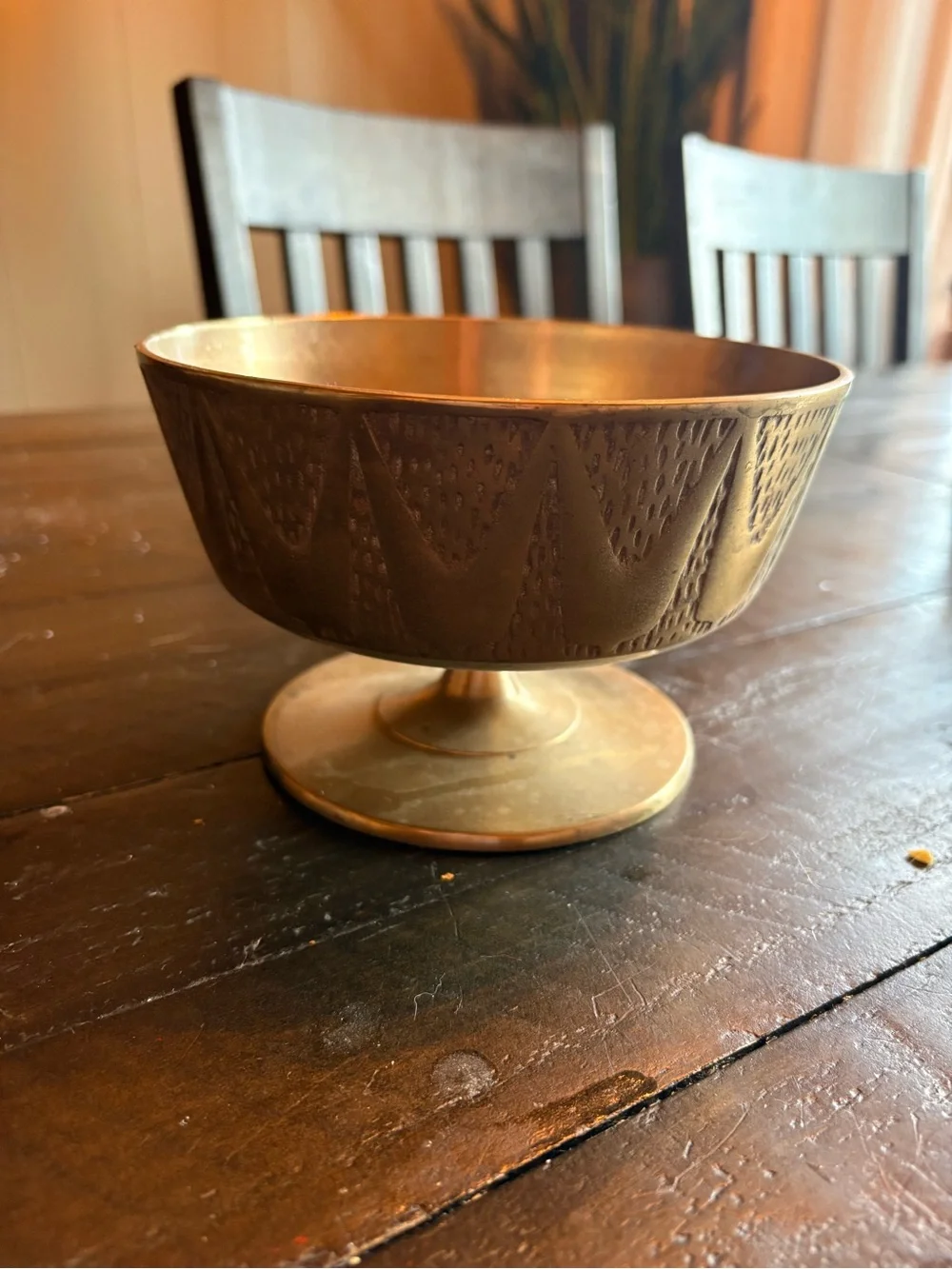 Mid Century Brass Dish
